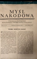 Myśl Narodowa - Kozicki, Grabski, Folkierski, Wasilewski, endecja