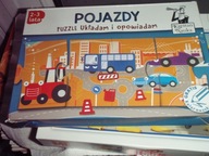 Puzzle 10 elem. - POJAZDY - układam i opowiadam