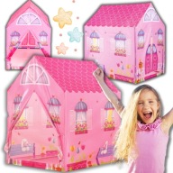 NAMIOT DOMEK DLA DZIECI DO ZABAWY RÓŻOWY DO POKOJU OGRODU PREZENT 95x72x102