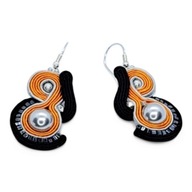 kolczyki sutasz perły Swarovski wiszące ślub wesele