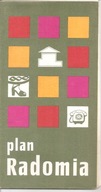 RADOM - PLAN MIASTA Z 1974 roku.