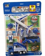 ZESTAW LOTNISKO DLA DZIECI SAMOLOT POJAZDY OBSŁUGA MAKIETA PASA