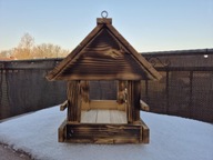 Drewniany karmnik dla ptaków XXL