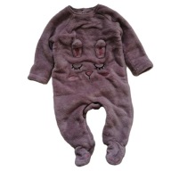 DUNNES STORES pluszowy pajac króliczek lilac 62 cm