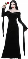 HIT HALLOWEEN MORTICIA ADDAMS Rodzina Adamsów Strój Kostium Przebranie M ML