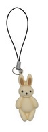 Brelok do Kluczy Biały króliczek ozdobna zawieszka na prezent dla dzieci