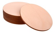Kółka drewniane szlifowane 10 cm 10 sztuk