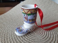 Hutschenreuther bucik -zawieszka bombka świąteczna 2005 rok