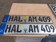 Niemieckie Tablice Rejstracyjne + Ramki kolekcjonerskie