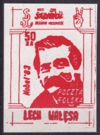 1983 Lech Wałęsa nobel bloczek