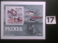 Ryby , wędkarstwo , Wyspy Św. Tomasza i Książęca , MNH cięty