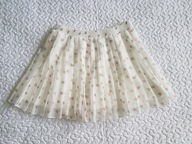 Cool Club spódniczka ecru w beżowe kropki jak nowa roz 164