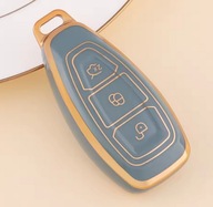 Szaro-złote etui na kluczyk FORD – Fiesta Focus Mondeo Kuga Focus Fusion