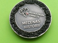 Oryg MEDAL POLSKA GRUPA GÓRNICZA - MECENAS HISTORII- JÓZEF RYMER -SREBRNY