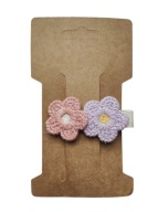 Pierwsza spinka do włosów mini spinki spineczki boho kwiaty kwiatuszki