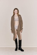 ZARA SWETER KARDIGAN 100% KASZMIR Z WIĄZANIEM XS/S