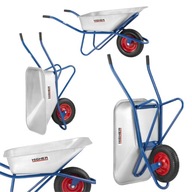 TACZKI MOCNA TACZKA OGRODOWA BUDOWLANA OCYNKOWANA WÓZEK 130L