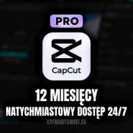 CapCut Pro | 12 miesięcy | rok | automat | 24/7 | bez VPN