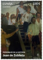 Hiszpania 2023 Znaczek ** statek wyprawa odkrycia geograficzne Magellan