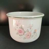 Ceramiczna doniczka z motywem borsuków – uroczy leśny wzór, 11 cm