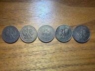 ZESTAW MONET 2 ZŁOTE ROCZNIK 1984 - 1988(5 MONET) II Zestaw