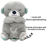 Maskotka Wydra Lalka Poduszka Przytulanka Dla Dzieci Zabawka Interaktywna