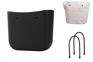 Torebka O bag Standard Outlet Czarna organizer naturalny dł czarne Obag