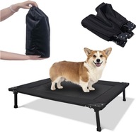 Łóżko dla psa, Składana podniesiona rama z zdejmowaną poduszką b372