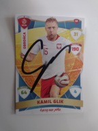 Karta panini autograf Polska Kamil Glik PZPN