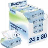 NICEKIDS Pure Water Wipes 99,9% chusteczki nawilżane 24 x 80 szt.