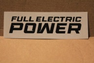 NAKLEJKA - FULL ELECTRIC POWER - TRAVEL - CAMPER - KOLEKCJA - AUTO
