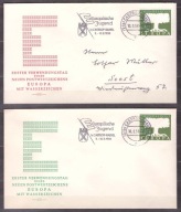 Niemcy Bund CEPT Europa koperty FDC 1958 (2)