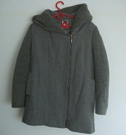 Kurtka damska WEŁNIANA szara BIBA STYL 38