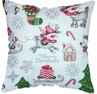 POSZEWKA ŚWIĄTECZNA NA JAŚKA 40x40cm RENIFER ŚWIĘTA