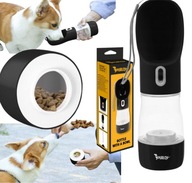 POJEMNIK 3W1 NA KARMĘ, POIDEŁKO +MISECZKA DLA ZWIERZAKA PSA KOTA NA SPACERY