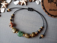 AWERTURYN UNAKIT bransoletka z unakitem awerturynem BlackberriesArts nr 2