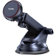 Mocny uchwyt na telefon na kokpit magnes holder do samochodu czarny