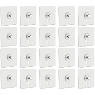 HACZYK SAMOPRZYLEPNY MOCNY WIESZAK PRZEZROCZYSTY WODOODPORNY UCHWYT 20 SZT.