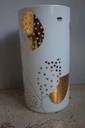 KAHLER Kähler WAZON PORCELANA ZŁOTO DENMARK UNIKAT denish design 19cm. NEW