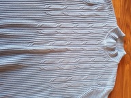Półgolf damski niebieski sweter 46