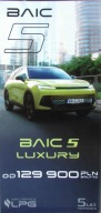 BAIC Beijing 5 Luxury & Business prospekt 07 2025 model 2025 polski