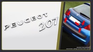 Peugeot 207 emblemat znaczek napis tył tylnej klapy ORYGINAŁ!