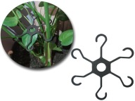 Podpora Do Roślin Podpórka Stabilizator Łodygi 7cm Czarny 1szt