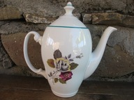 Stary Porcelanowy Dzbanek do Kawy/Herbaty_ WŁOCŁAWEK PRL