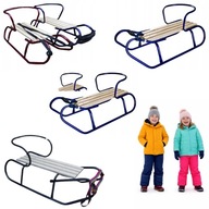 POLSKIE METALOWE SANKI Z OPARCIEM DLA DZIECI MOCNE STABILNE VIVA