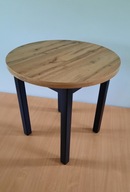 Stół do jadalni, fi 110 cm- dąb wotan