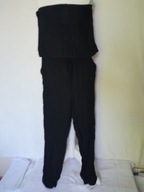 Clockhouse zwiewny lekki kombinezon czarny r 36