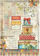 STAMPERIA * papier ryżowy A4 DFSA4331 * Patchwork