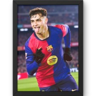 Pedri Plakat w Ramce | Obraz Piłkarski, Prezent Kibica, 40x50