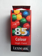 Tusz Lexmark 85 12A1985 kolor Oryginalny